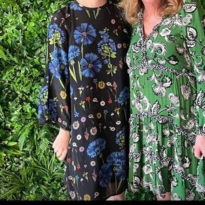 Anthropology floral dress